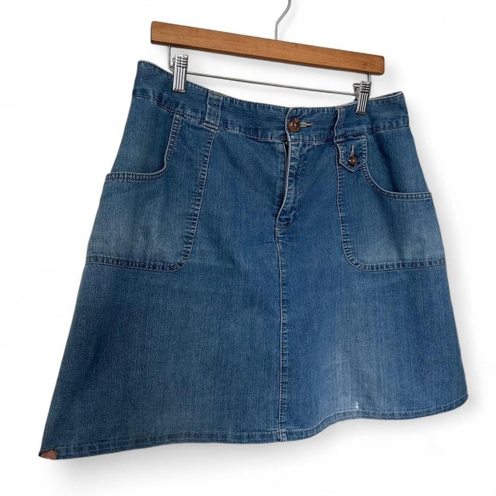 White Stag vintage denim mini skirt